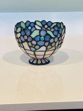 Antique Stained Glass Mosaic Lamp Shade